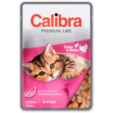 Calibra Pouch Premium Kitten Turkey & Chicken mitr