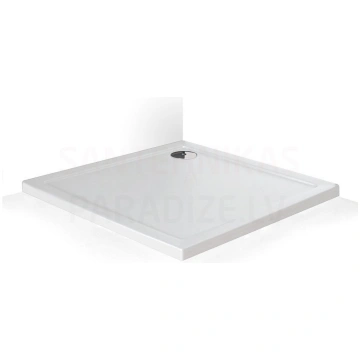 Roltechnik dušas paliktnis FLAT STONE 100x80 (balt