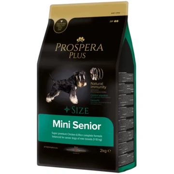 Sausā suņu barība Prospera Plus Mini Senior, vista