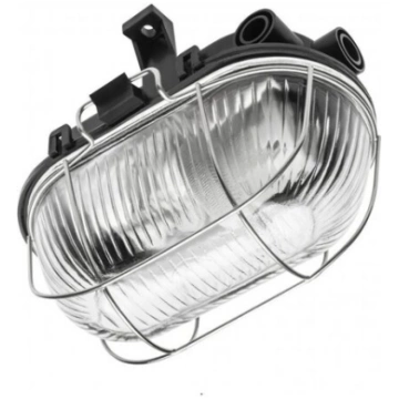 GTV lampa SANGUESA, 40W, E27, IP54, melns rāmis, A
