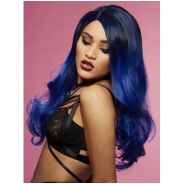 Pirkt Manic Panic Midnight Blue Waves Wig - Parūka