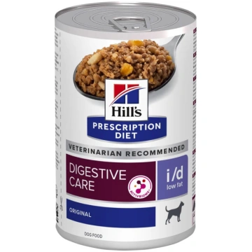 pd canine digestive care i/d low fat - mitrā barīb