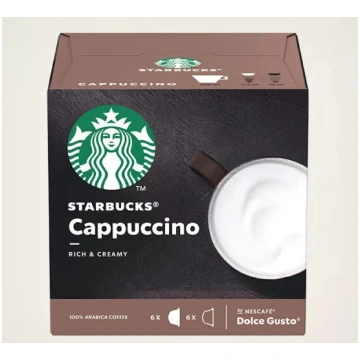 Kafijas kapsulas Nescafe Starbucks Cappucino priek