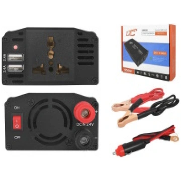 Strāvas pārveidotājs 24V -> 230V (300W) + 2xUSB 2.