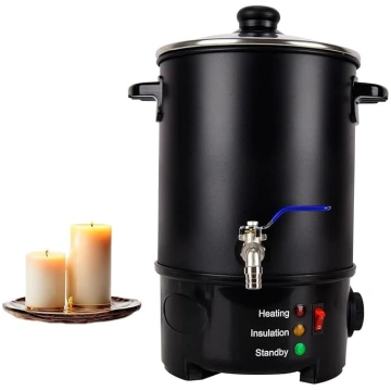 Vaska kausētājs sveču ražošanai, 6L elektriskais l