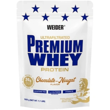 Weider Premium Whey, Šokolādes nuga - 500 grami