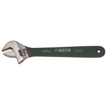 Adjustable wrench with dipping grip