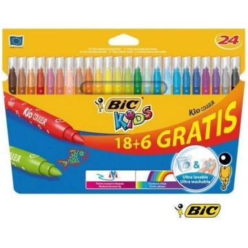 Bic Flomāsteri Kids Couleur 24 krāsas (bic841803)
