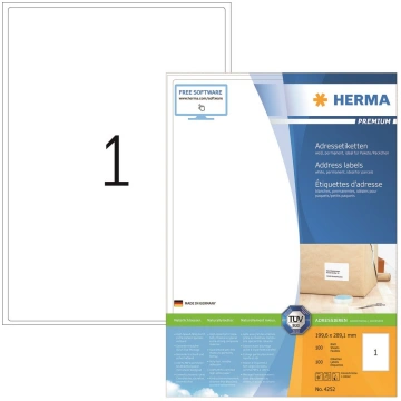 Herma label Premium 4252 printing stickers, 1 piec