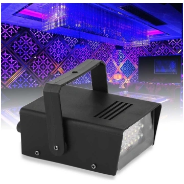 LED stroboskops 3W ar 60° gaismas izkliedi, ballīš