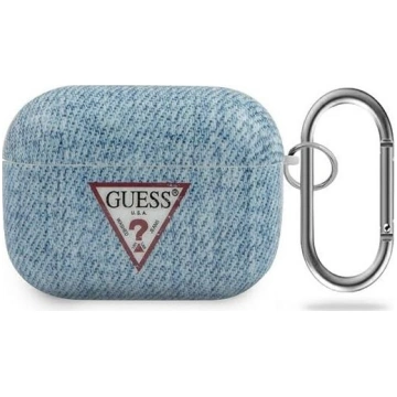 GUACAPTPUJULLB Guess Denim Triangle Case for Airpo