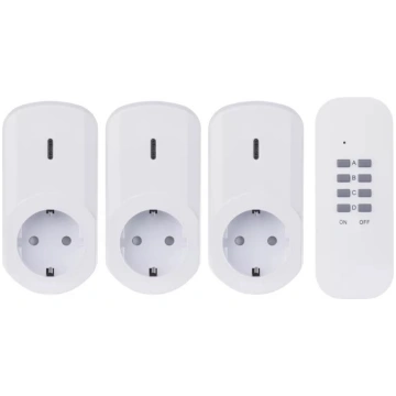 Remote Controlled Sockets SCHUKO, EMOS P0069
