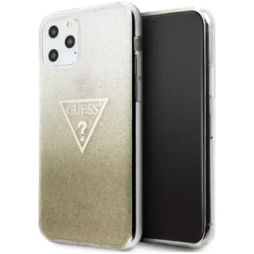 Guess Glitter Triangle cietais vāciņš iPhone 11 Pr