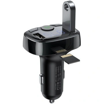 Bluetooth FM raidītājs TF karte SD auto lādētājs 2