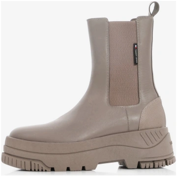 TOMMY HILFIGER - Sieviešu pussezonas ādas zābaki, 