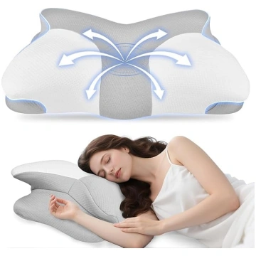 Strixorn Memory Foam spilvens, ergonomisks kakla s