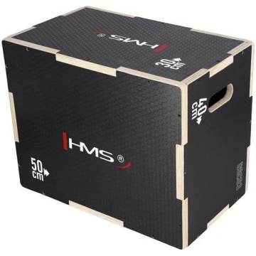 Plyometric box black 500x400x300mm HMS DSC03 ( 17 