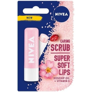 Nivea Caring Scrub Super Soft Lips pielgnujcy peel