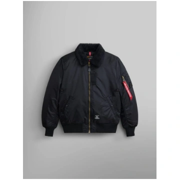 B-15 MOD BOMBER JACKET - BLACK / 3XL