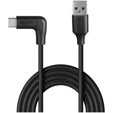 Lindy USB 3.2 tips A uz C 90° Right Angle savienot