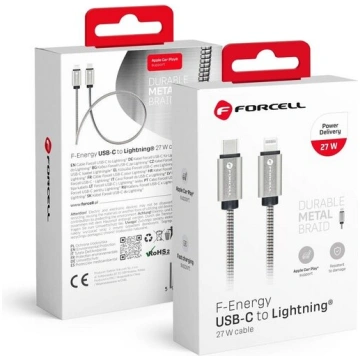 Usb-c līdz Lightning kabelis Forcell F-energy, 27w