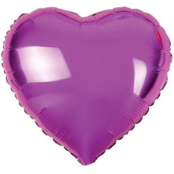 Balons folija Sirds 37cm rozā