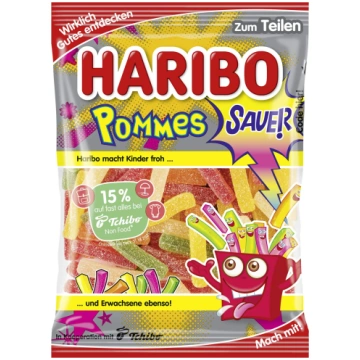 Haribo Sauer Pommes skābās želejkonfektes 175g