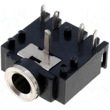 Connector: Jack 3,5mm | socket | female | stereo |