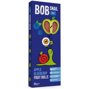 Ābolu un melleņu rullīši BOB SNAIL, 30g