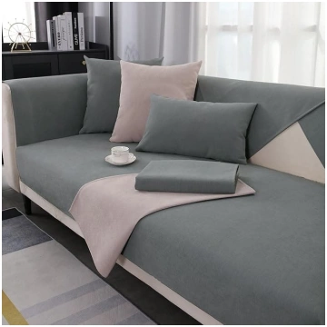 Chenille Sofa Cover, Non-Slip Couch Cover, Dog Cat