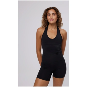 Upstate Sport Contour + Halter Neck Tank - Black -