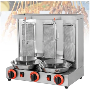 Elektriskā/gāzes kebabu grilēšanas iekārta, bezdūm