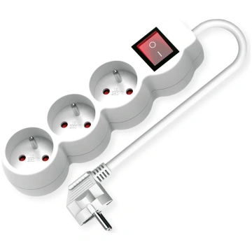 VALUE - power strip - 3600 Watt 19.99.0960 Secomp