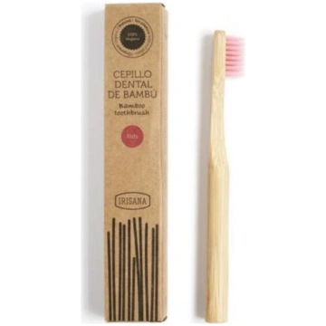 Bio Bamboo Children's Toothbrush Pink Irisana