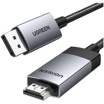 Kabel Ugreen DisplayPort - HDMI 1m szary (15773) 1