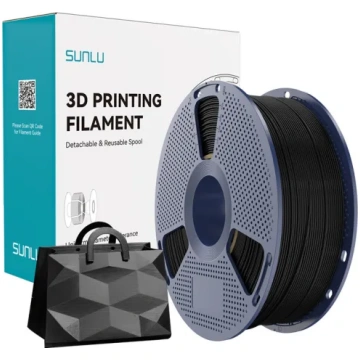 Sunlu TPU Silk Filament Melns