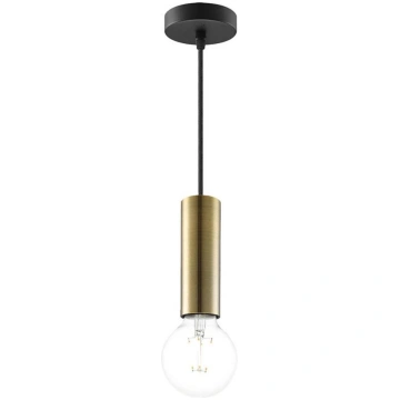 Lustra ar auklu SAGA 1xE27/40W/230V misiņš Home Sw