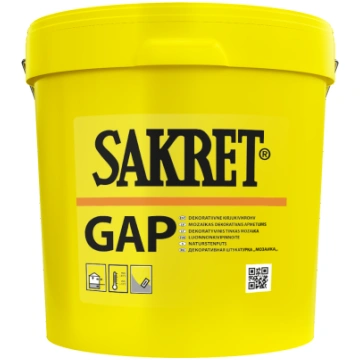 Granīta šķembu apmetums SAKRET GAP 14kg 4751006562
