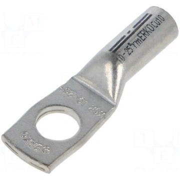 Tip: ring tube | M10 | 25mm2 | crimped | for cable