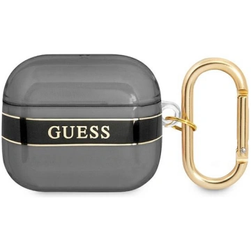 Guess AirPods 3 vāciņš Strap Collection Melns - TP