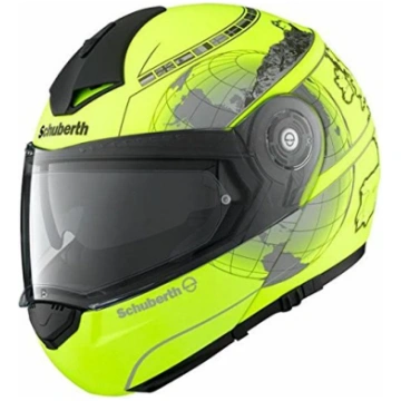 Schuberth C3 Pro Europe Yellow Motorcycle Helmet
