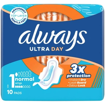 Higiēniskās paketes always Ultra Day 3x Protection