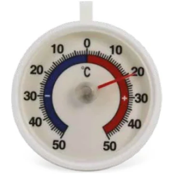 Termometrs ledusskapim, apaļš, -50/+50C