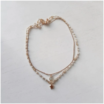 Lilac and Aquamarine Drop Bracelet, 925 Silver - R