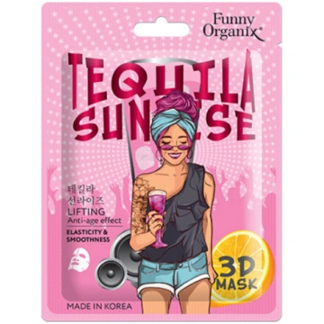 FUNNY ORGANIX TEQUILA SUNRISE Auduma 3D-maska, 23 