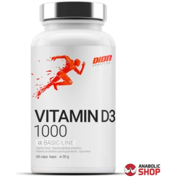 Dion Vitamin D3 1000 Vitamīns D3 60 kapsulas