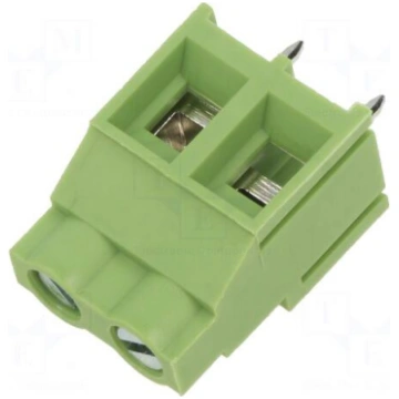 Connector: PCB terminal block | terminal | angled 