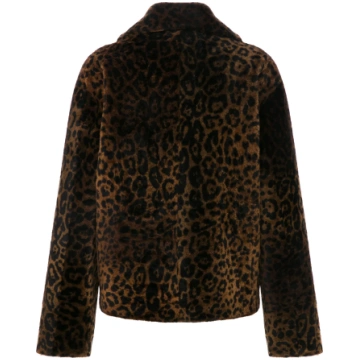 NYRA - Double-Sided Leopard Jacket - Leopard / M