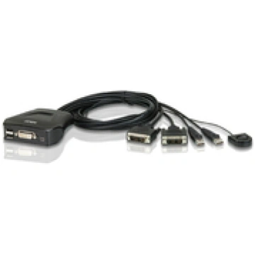 ATEN CS22D 2-Port USB DVI KVM Switch Remote port s