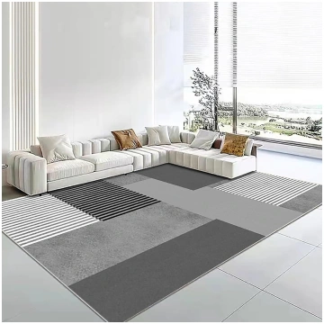 Crystal Velvet Simple Living Room Carpet Hotel Vie